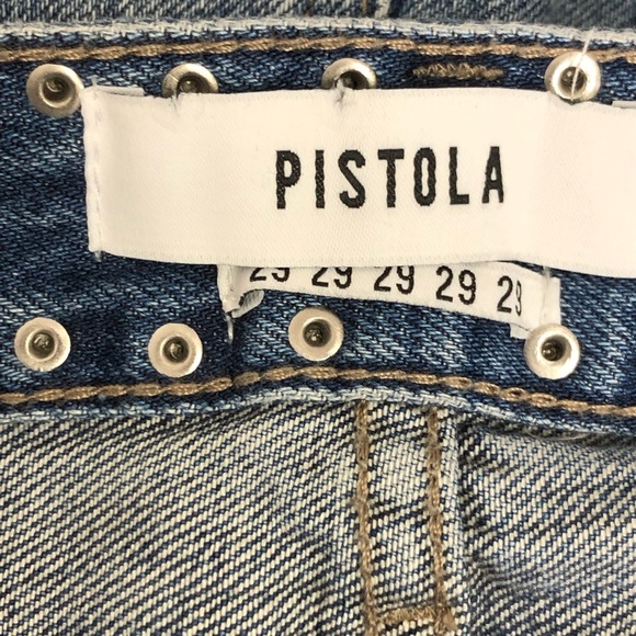PISTOLA studded denim mini skirt - Picture 4 of 8